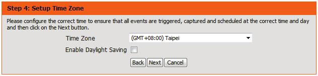 Configure the correct time to ensure that all events will be triggered