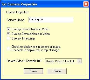Additional Settings Update Preset List Some cameras have the capability to store preset positions for easy navigation.
