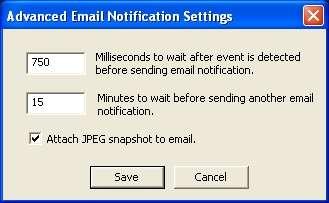 Notify on Schedule Email will be sent only if the event is triggered during a specified time.