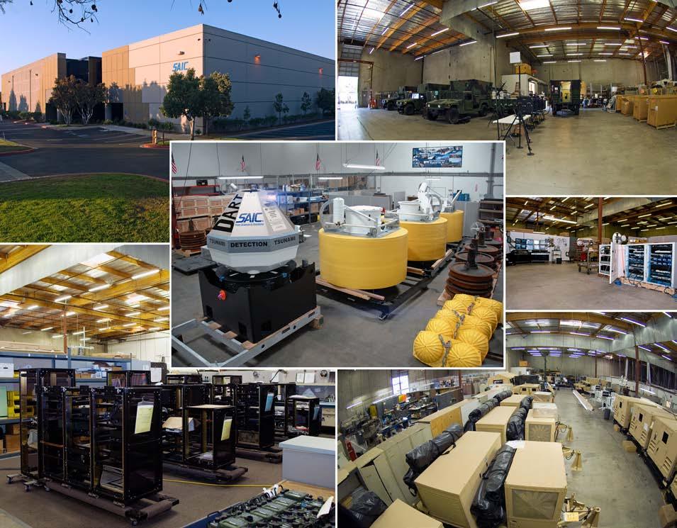SAIC Tsunami Buoy Production Facility San Diego 2600 square meter facility Assembly and integration Quality assurance area Shipping and