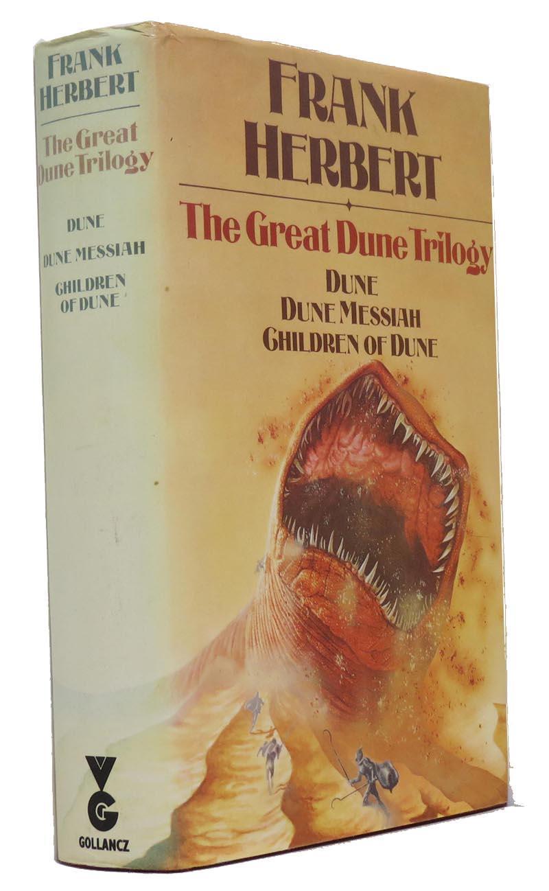 Herbert, Frank The Great Dune Trilogy (1st/1st) Gollancz 1979 First Combined Edition first Printing, 1979. Hardcover.