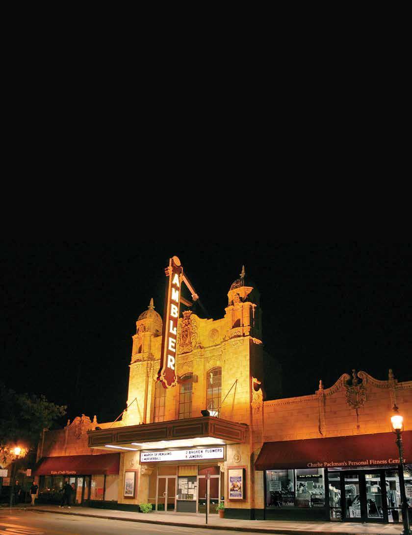 Your community theater. At the center of Ambler For more than 85 years, the Ambler Theater has been at the heart of Ambler.