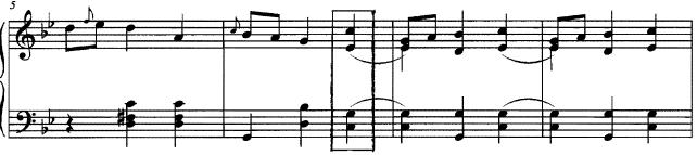 =8) Draw in any accidentals. The first note is given. 8.