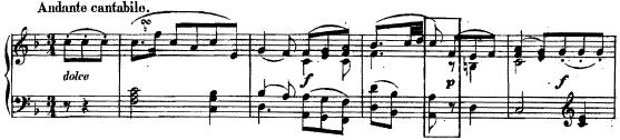 In the following common-chord modulation, write the keys and Roman