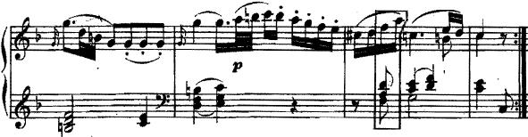 (5x4pts=20) Andante cantabile from Sonata, KV330 by Wolfgang Amadeus
