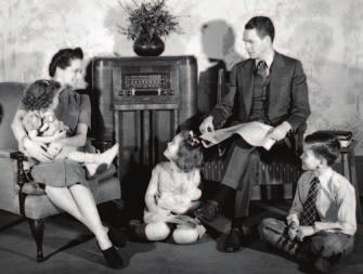 Gather Around the Radio Seventy years ago, home computers and video games hadn t been invented yet. Televisions were around, but they were expensive and few homes had them.