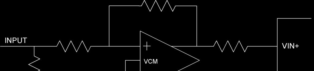 The Amplifier Front-End ADC08Dxxx Circuit Design Considerations 31 DC Coupled Design Single Ended