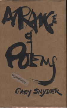 4. Snyder, Gary. RANGE OF POEMS, A. London: Fulcrum, 1966. First edition. 8vo, 163 pp. Signed by the author.