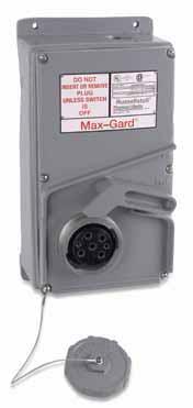MaxGard Interconnection Systems Maximum 600VAC/250VDC MaxGard NEMA 4X interlocks are ideal for demanding non-hazardous areas where dust, dirt, moisture and corrosion might be a problem such as