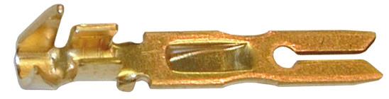 After being terminated to the cable, the female contact inserts into the plug with actuating screw and the male contact inserts into the receptacle with locknut.