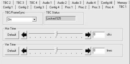 The Audio 1 menu example shown below shows the configuration parameters available for each individual channel 1 4 in their respective