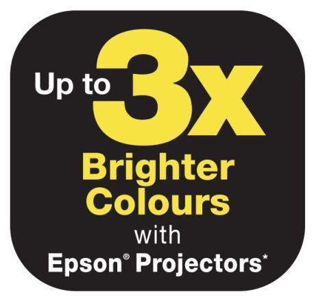 BASIC FUNCTIONS 3LCD Technology All Epson projectors are based on 3-chip LCD technology for amazing colour, incredible detail and solid reliability.