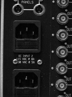 Vertical Spacing Requirements It is important to provide unrestricted vertical cooling space for all three Yosemite analog and digital video routing switcher frames.