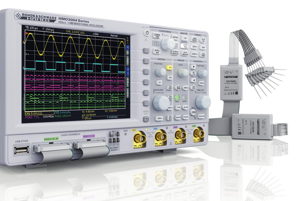 Video HMO3000 product video Scan, click or directly Always a MSO HAMEG is offering the new HMO3000 series exclusively as a mixed-signal oscilloscope.