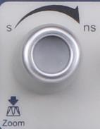 Horizontal Scale Knob Sets the timebase (horizontal sweep speed) in units of one division per indicated time unit. Press the knob to enter Zoom mode.