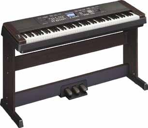 Just as on a traditional acoustic piano, the keys of the Graded Hammer Standard keyboard of the lower notes have a heavier touch, while the higher ones are more responsive to lighter playing.