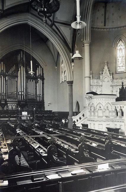 The Scots' Church, Melbourne: the organ following its rebuilding by Geo.