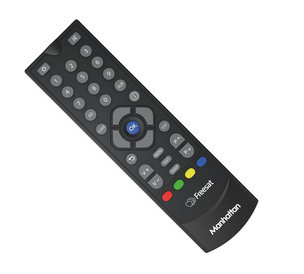 YOUR REMOTE REMOTE CONTROL Standby on/off Navigate menus Volume up/down Mute Display Now & Next when watching TV Select options & perform on-screen actions Audio Description on/off Open the TV Guide