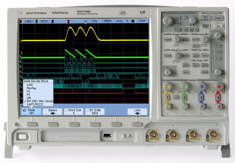 Agilent InfiniiVision 7000B Series Oscilloscopes Agilent s InfiniiVision 7000 Series is the only oscilloscope in its class engineered to provide maximum signal visibility.