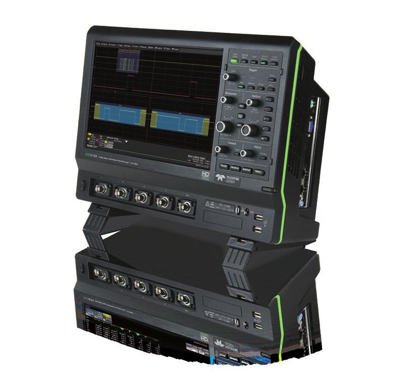 Trigger, Decode and Debug Toolkit Unique Analysis and Application Packages Advanced Triggering with TriggerScan and Measurement Trigger Combining Teledyne LeCroy s HD4096 high definition 12-bit
