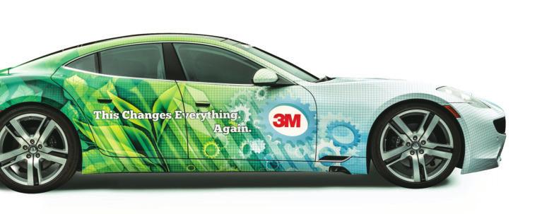 3M Envision Wrap Films This Changes Everything. Again. PERFORMANCE SECOND Greener without worries.