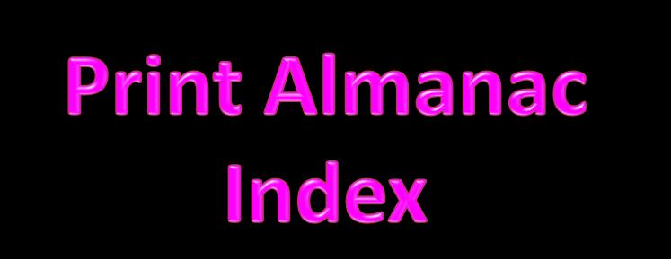 The Index in a print almanac helps