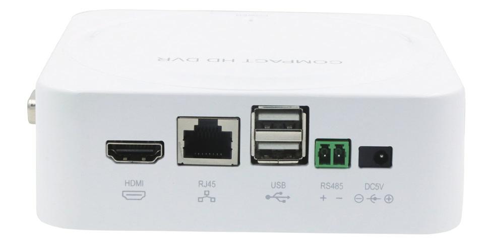 Getting to Know Your DVR Power LED VIDEO IN/OUT (Connect Video Splitter Cable) VGA (Connects to external