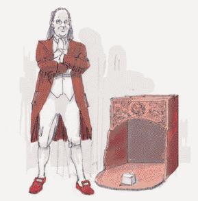 Ben Franklin was also an inventor of many useful things. He invented the bifocal lens. Glasses with these lenses let people see up close and far away.
