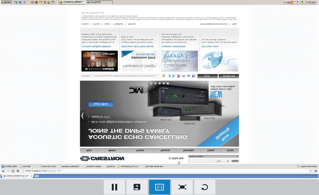 Crestron AM-100 AirMedia Presentation Gateway Remote View If Remote View is enabled, users can view desktop images via the AM-100 s built-in Web server. To remotely view images: 1.