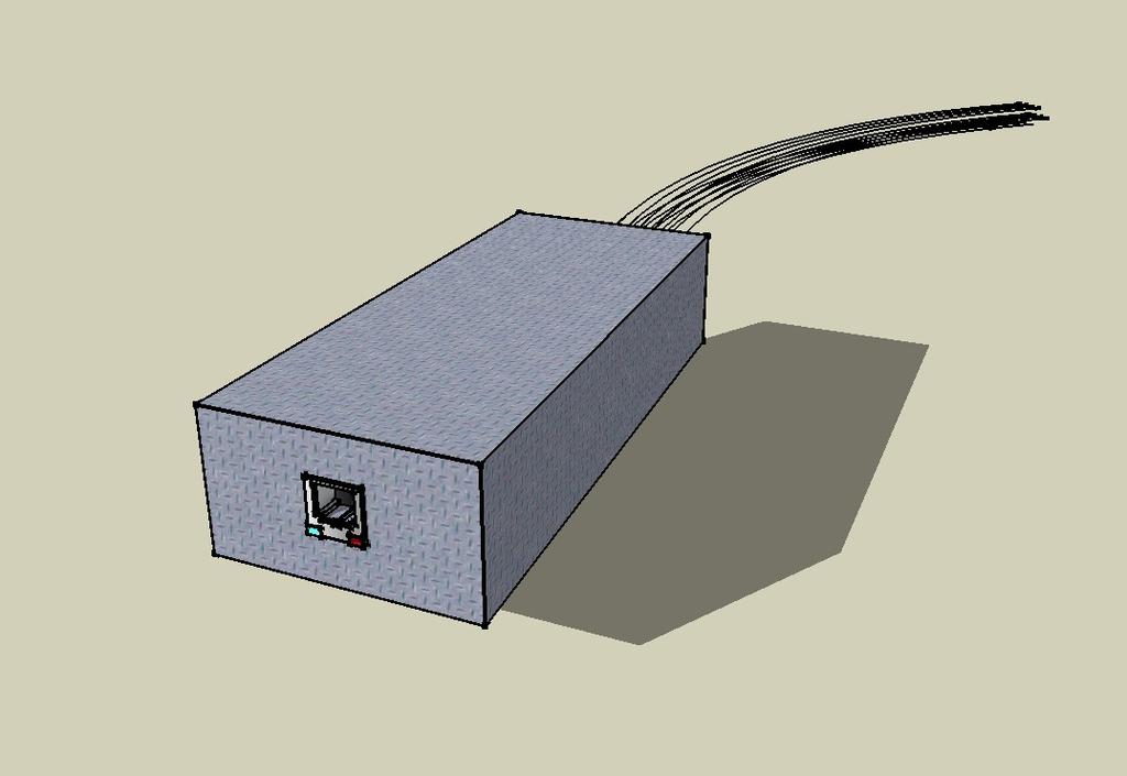 PMT box dream solution Optical fibers go in Digital