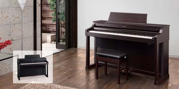 HP307 The flagship model that offers the ultimate in piano tone and expressivity. HP307-SB Satin Black finish HP307-RW Rosewood finish *Actual bench may vary.