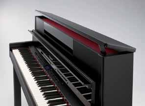 LX-10F TRADITIONAL PIANO FUNCTIONS Design and quality JUST BEAUTIFUL... The LX 10F s polished ebony and satin black finish emanates superiority.