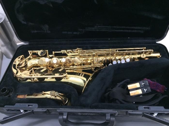 Storage: Always leave your saxophone placed properly in its case when it is not being used. Never leave it on the ground, a chair or a music stand. Always keep it in your hands or in its case.