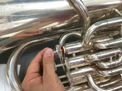 If your valves aren t properly placed, air will not flow freely through your euphonium.