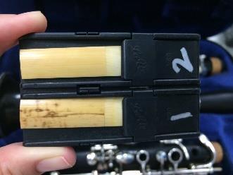 Always remove your clarinet from the case by holding the ends of each joint, not the keys.