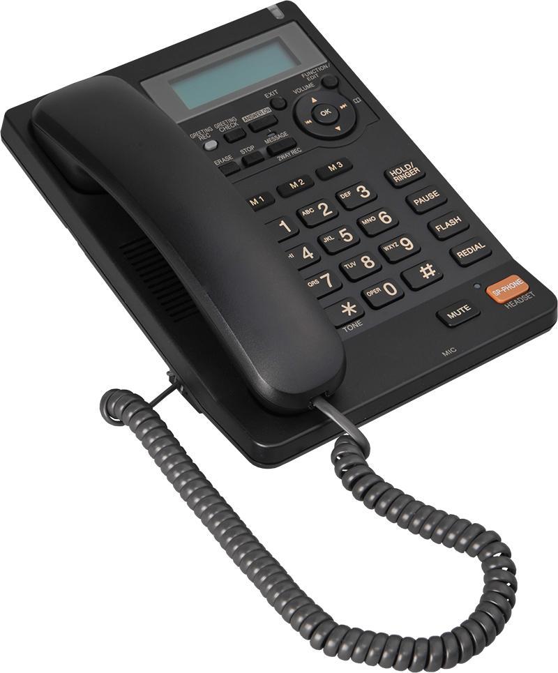 Analog Telephone Set 9485-00 The Analog Telephone Set is a conventional telephone unit with the following additional features: speaker phone, LCD display, caller identification function, multiple