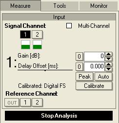 Program Tutorial - Measurements with a Single Input Channel Let us return to the TIME SIGNAL graph.