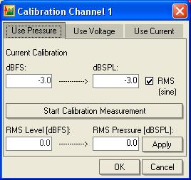 Program Tutorial - Measurements with a Single Input Channel Since we will be performing an acoustic measurement with a microphone, we need to tell SysTune the relationship between pressure units,