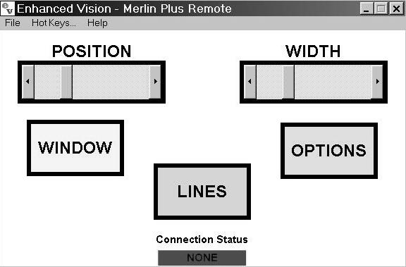 Turning on merlin plus about merlin plus remote software Merlin Plus Remote Software Actively Running on Your Computer Merlin Plus Power Button The Power button on Merlin Plus is located on the far