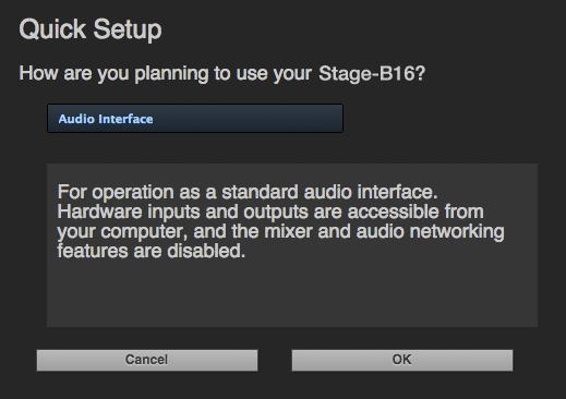 Quick CHAPTER Start Guide Thank you for purchasing a Stage-B16! Follow these easy steps to get started quickly. 1 Download and run the MOTU AVB Installer or MOTU AVB USB Installer.
