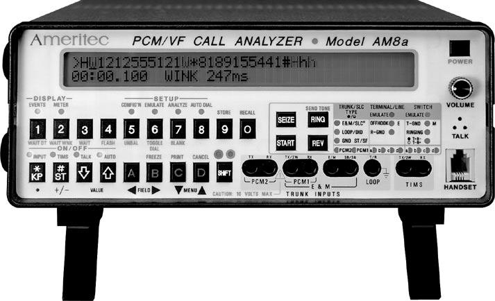 MODEL AM8a PCM/VF CALL