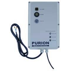 UV-Set PURION 36 W disinfection of air and climate channel tank disinfection conveyor band disinfection surface disinfection advantages flow rate and disinfection power PURION UV-Set 36 W depending