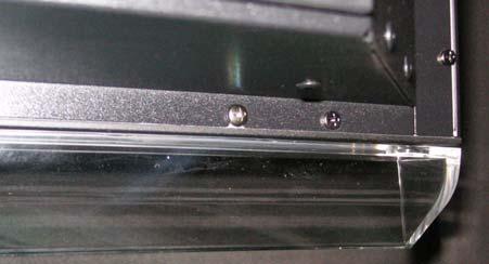 Place the Audio Deflector below the HDTV and center it using the VIZIO on the front of the HDTV as a guide. 2.