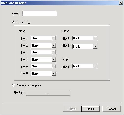5. CONFIGURATION SETTINGS 5.1. D-901 System Configuration Step 1. Click "Click to configure unit" on the main screen.