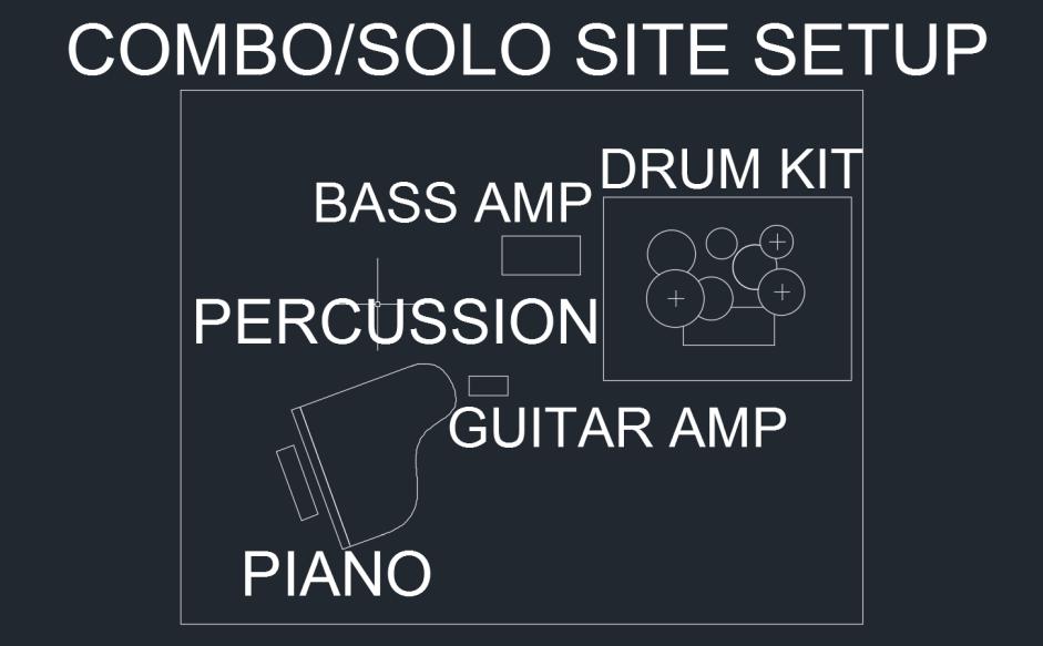 6. Standard Instrumental Solo Set Up: Procedures 1. Please complete the following paperwork prior to arrival (downloadable from website) a. Performance information sheet (1 copies) b.