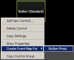 button and choose Create Even Map For> Button Press.