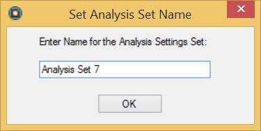 Select an Analyzer Settings template with the extension "*.cmtt". As soon as the template is loaded, the currently selected set will be overwritten.