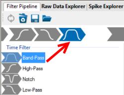 Filter Pipeline Create a filter pipeline in the "Filter" control window.