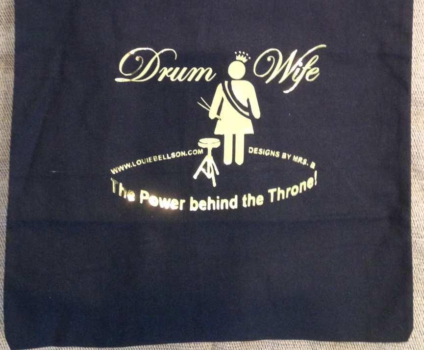 com TOTE BAG: Drum Wife Drum Wife size