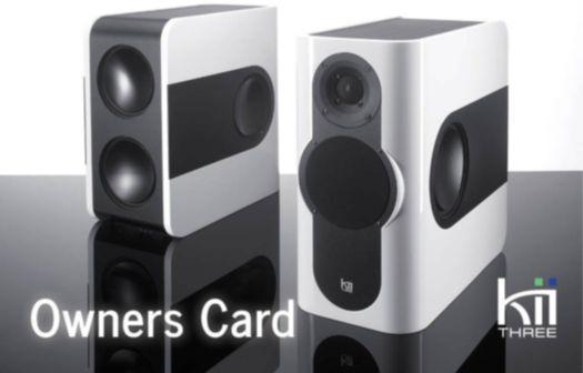 Kii AUDIO - OWNERS CARD Thank you for purchasing the most advanced loudspeaker to date. We truly believe that music is the common language of the world.